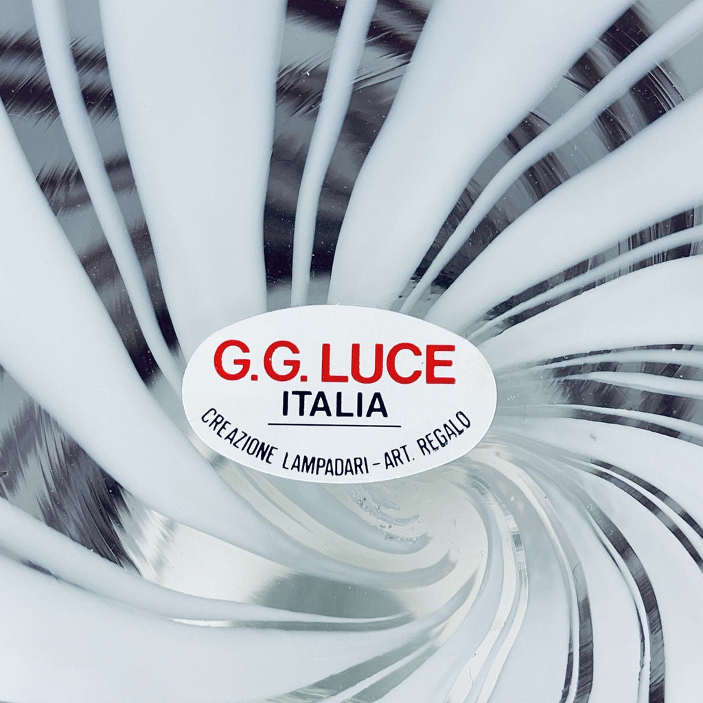 XL Vintage Murano Mushroom Table Lamp - G.G. Luce Italy 1980s