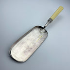 Antique Silver Plate Crumb Scoop - Atkin Brothers, Sheffield