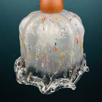 Vintage Murano Glass Pendant Lamp: Sylcom Italian Murrine Lighting