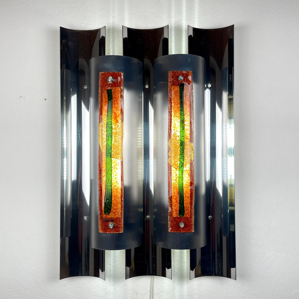 Angelo Brotto Esperia Wall Lamp: Mid-Century Modern Italian Lighting