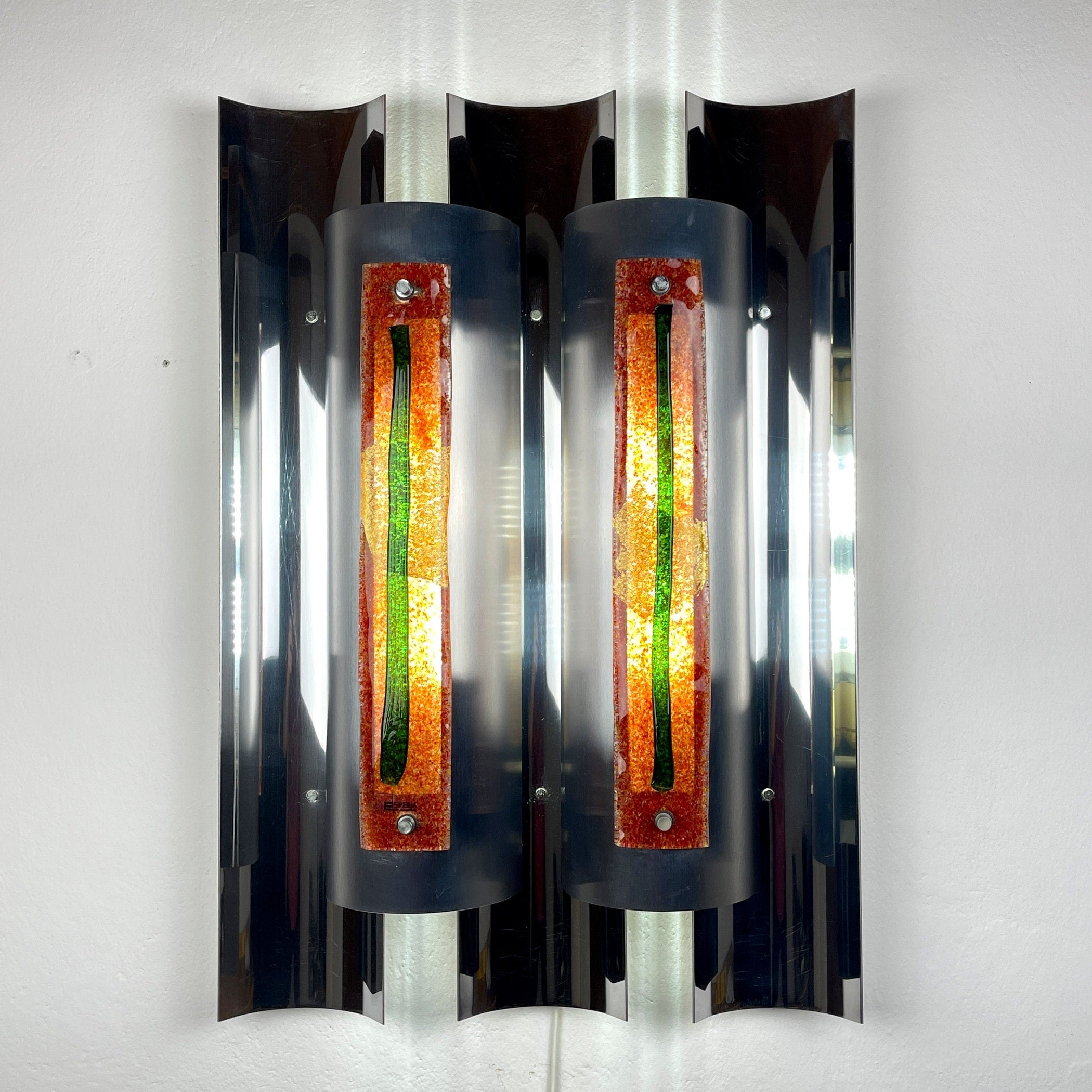 Angelo Brotto Esperia Wall Lamp: Mid-Century Modern Italian Lighting