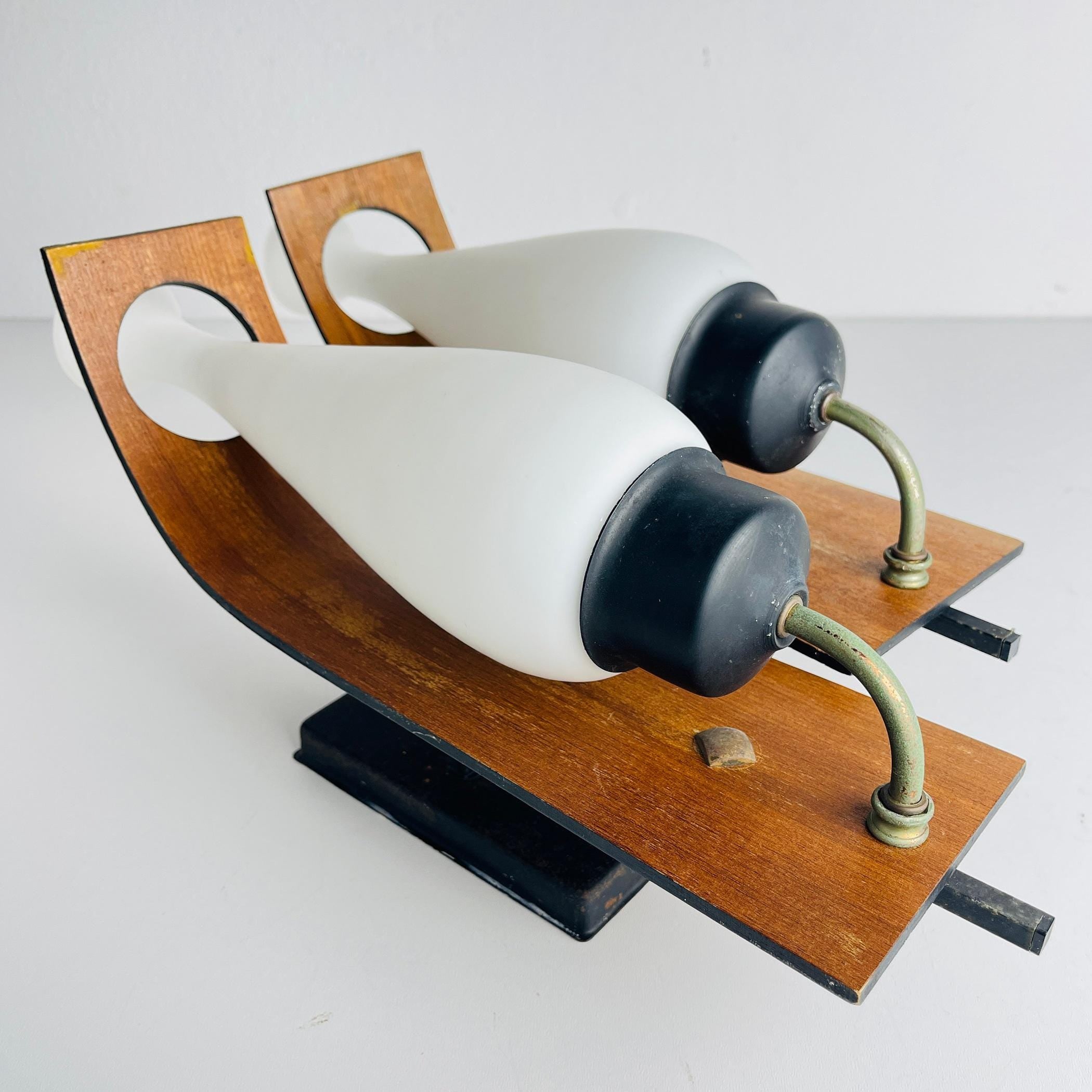 Stilnovo Wall Lamps: Mid-Century Modern Italian Sconces, 1950s, Set of 2