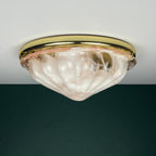 Vintage murano ceiling lamp by "La Murrina", Italy 1980s MCM unique Italian lighting
