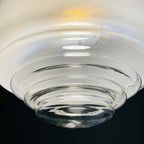 Vintage Mazzega Murano Glass Pendant Lamp: 1970s Italian Space Age Lighting