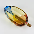 Vintage Bohemian ashtray Romana by Hana Machovska for Mstisov Glassworks, Czech, 1950-60s