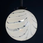 Murano Glass Pendant Lamp, Italy 1960s, Mid-century modern, Retro lighting