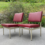 Vintage Anonima Castelli Lounge Chairs & Coffee Table: Italian Mid-Century Modern Set