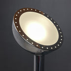 Metal floor lamp with magnet by Goffredo Reggiani Italy 1960s