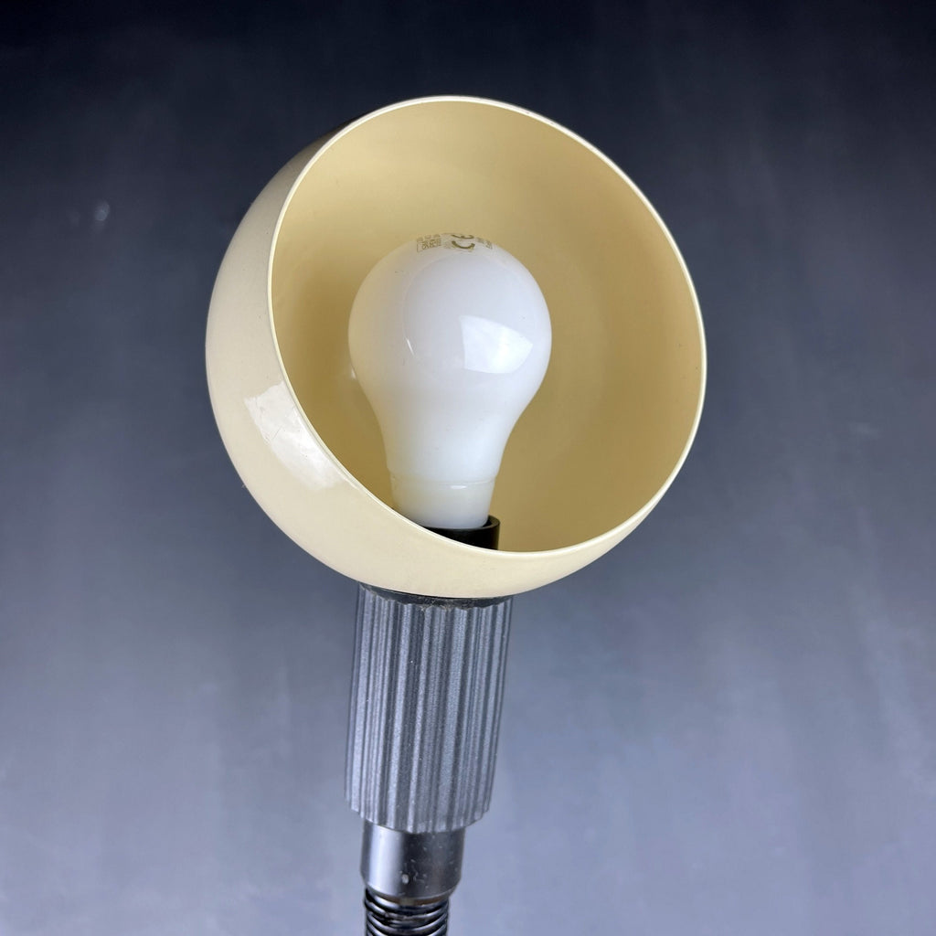 Retro beige desk lamp Italy 1980s Goose table lamp