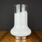 Vintage Murano Glass Table Lamp by Roberto Pamio for Leucos, Italy