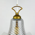 Murano glass pendant lamp Italy '70s Mid-century modern lighting