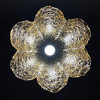 Vintage Murano pendant lamp by AV Mazzega, Italy 1970s