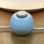 Vintage opaline glass floor lamp, Italy 1970s