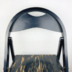 Folding chairs Tric by Achille and Pier Giacomo Castiglioni for BBB Emmebonacina Italy 1970s