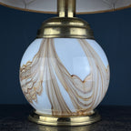 Murano table lamp Italy 1970s mid-century modern italian home decor