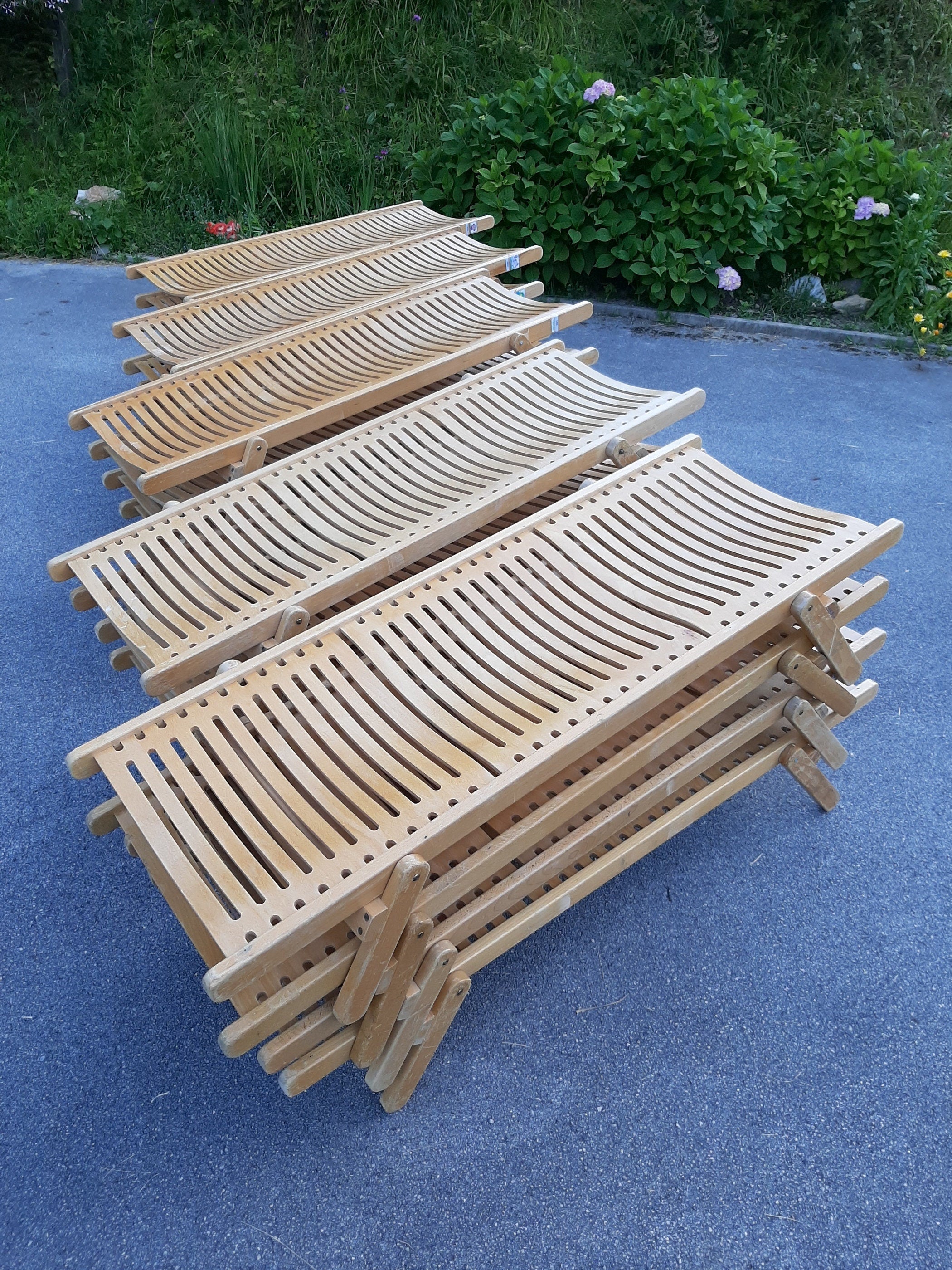 Vintage Rex Kralj Wood Daybed: Scandinavian Style Kids Bed