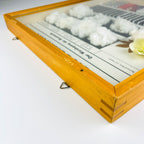 Vintage school education display Die Baumwolle (Cotton) by Josef Galler, Germany 1960s