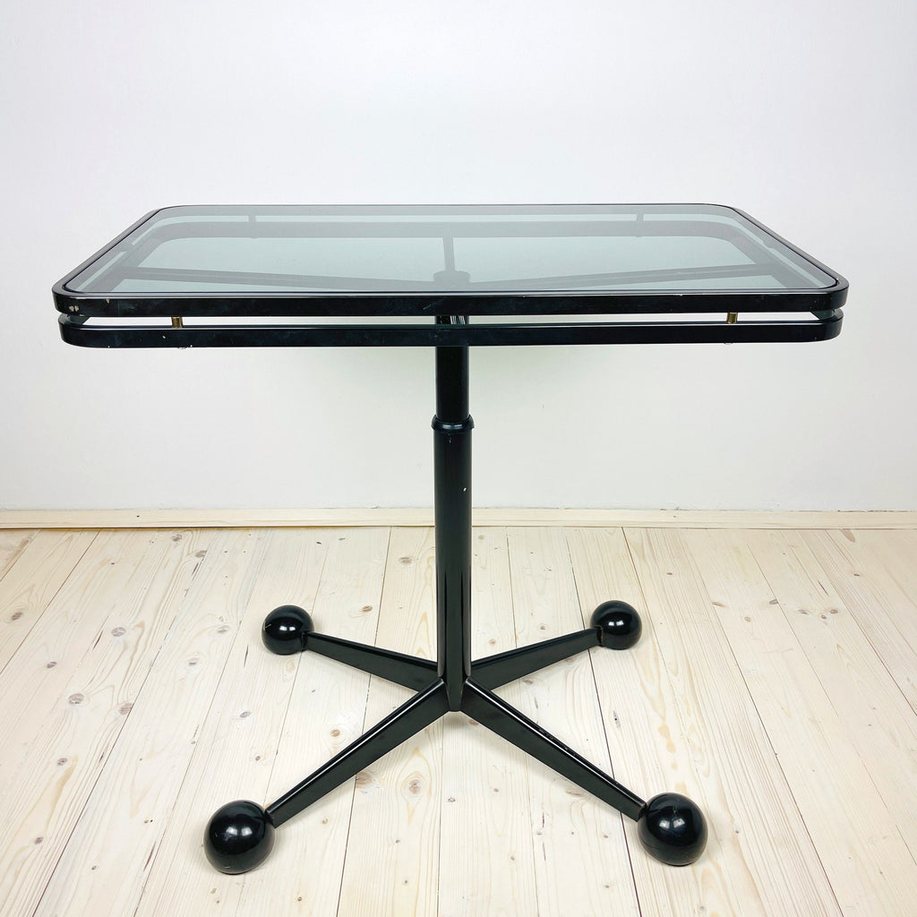 Large black coffee table by Allegri Arredamenti, Italy 1970s