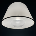 iGuzzini "Kuala" Italian white pendant lamp by Franco BRESCIANI  Italy 1970s