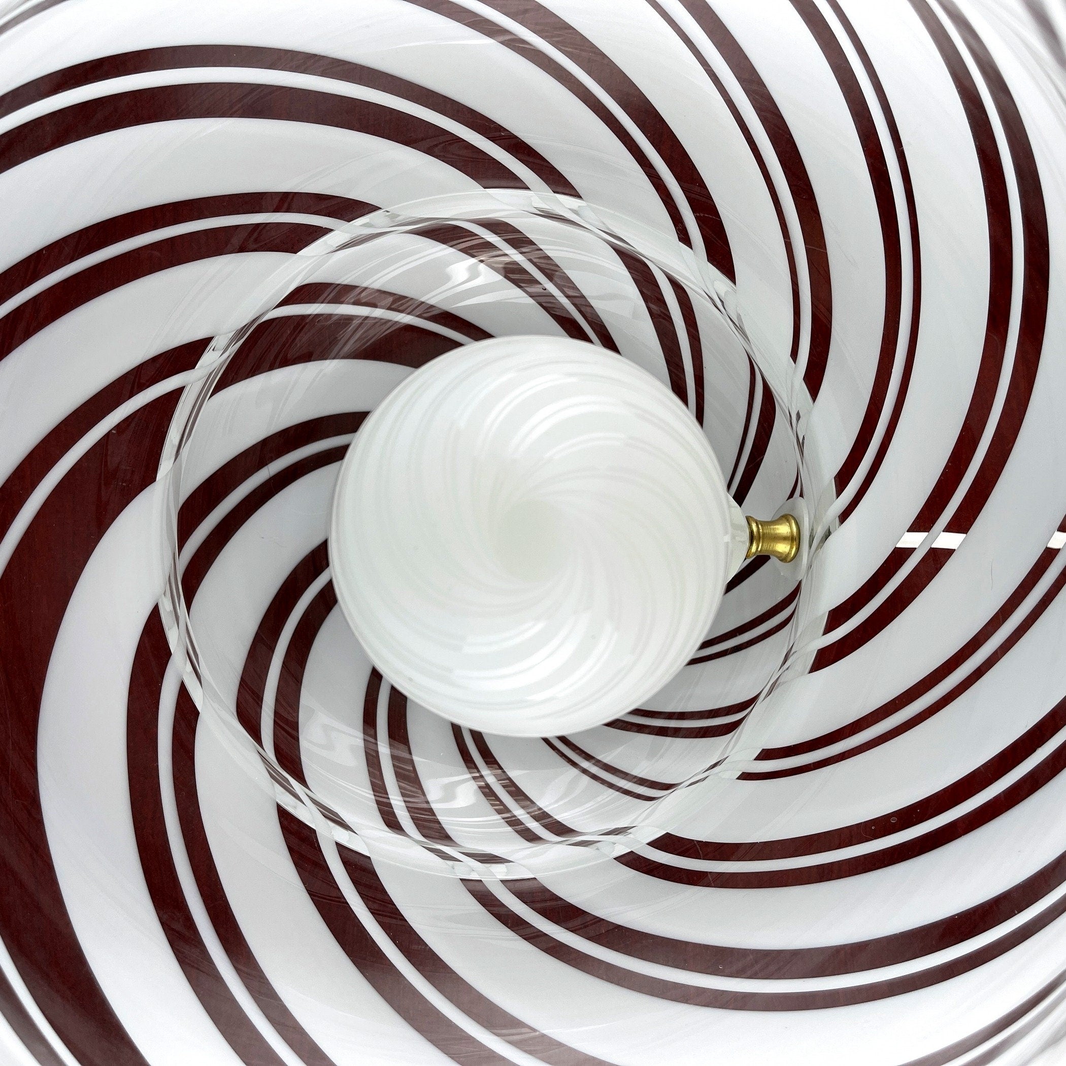 XL Vintage Murano Mushroom Table Lamp - G.G. Luce Italy 1980s