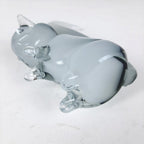 Murano Smokey Glass Squirrel Sculpture - V. Nasson Italy 1970s