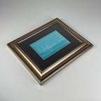 Luigi Targa, Venetian lagoon in the heavenly glare, Padua, Italy 1970s, Oil on Canvas, Framed