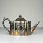 Antique Silver Plated Coffee and Tea Set by Elkington & Co, 1880s