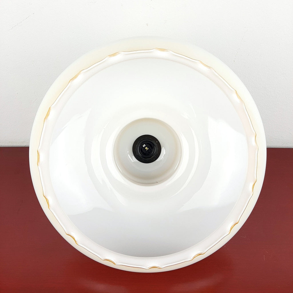 Vintage glass lamp Yugoslavia '70s Mid-century ceiling lamp Retro lighting
