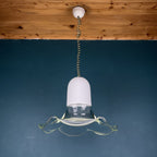 Murano Glass Pendant Lamp: Mid-Century Italian Lighting, 1970s