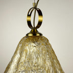 Vintage Murano pendant lamp by AV Mazzega, Italy 1970s