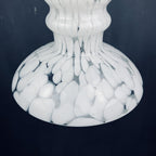 White murano pendant lamp by Carlo Nason for Mazzega, Italy 1960s
