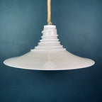 Mid-century murano pendant lamp Italy 1970s Space age Retro lighting