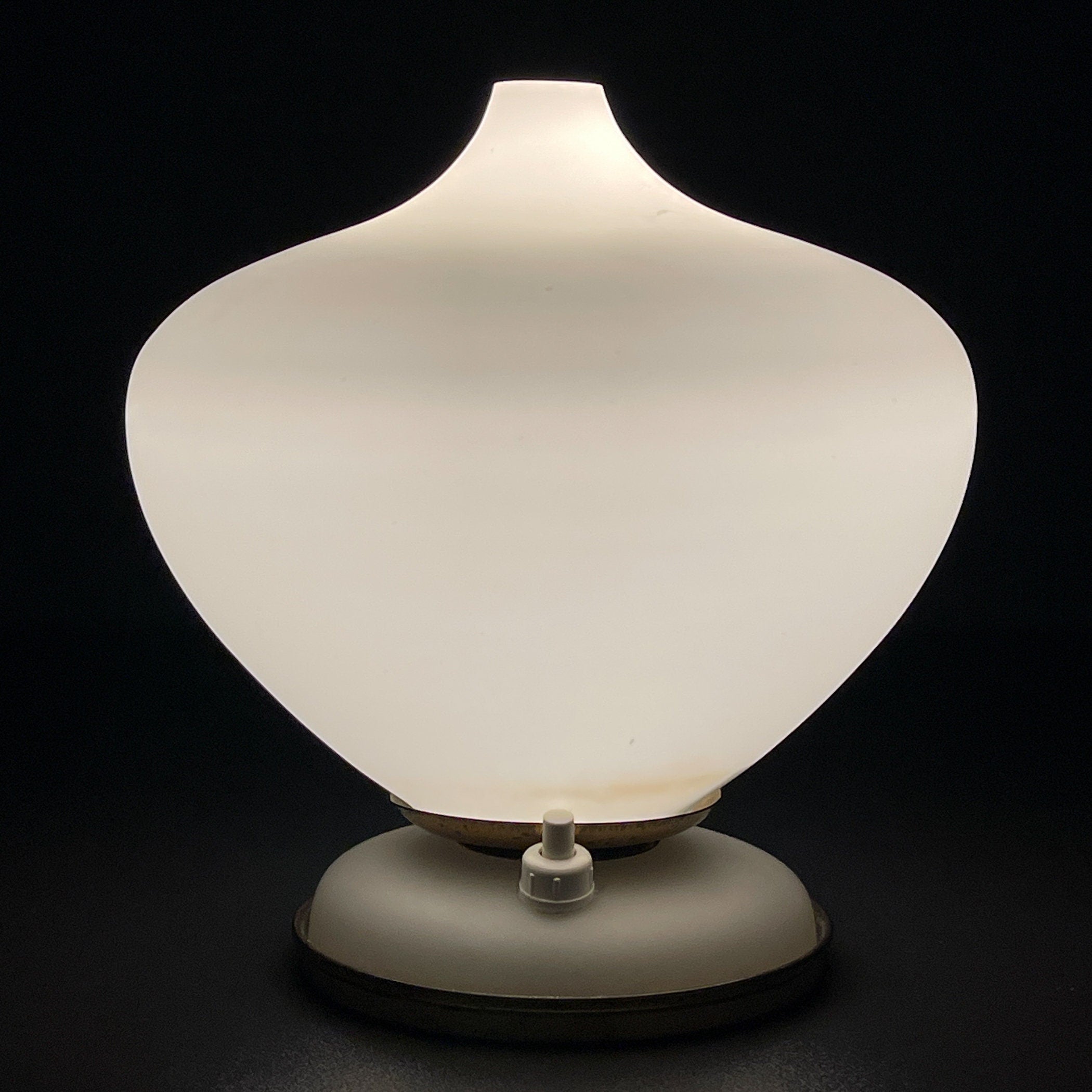 Vintage murano table lamp by Stilnovo, Italy 1950s, Mid-century modern design
