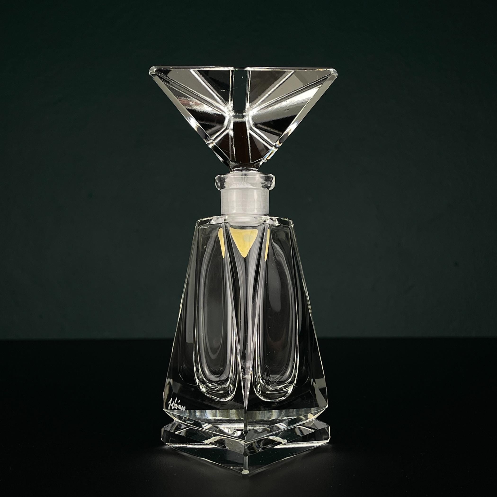 Original crystal perfume bottle by Italo Varisco for Varisco, Italy, 1960s