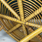 Vintage bamboo coffee table, Italy 1960s