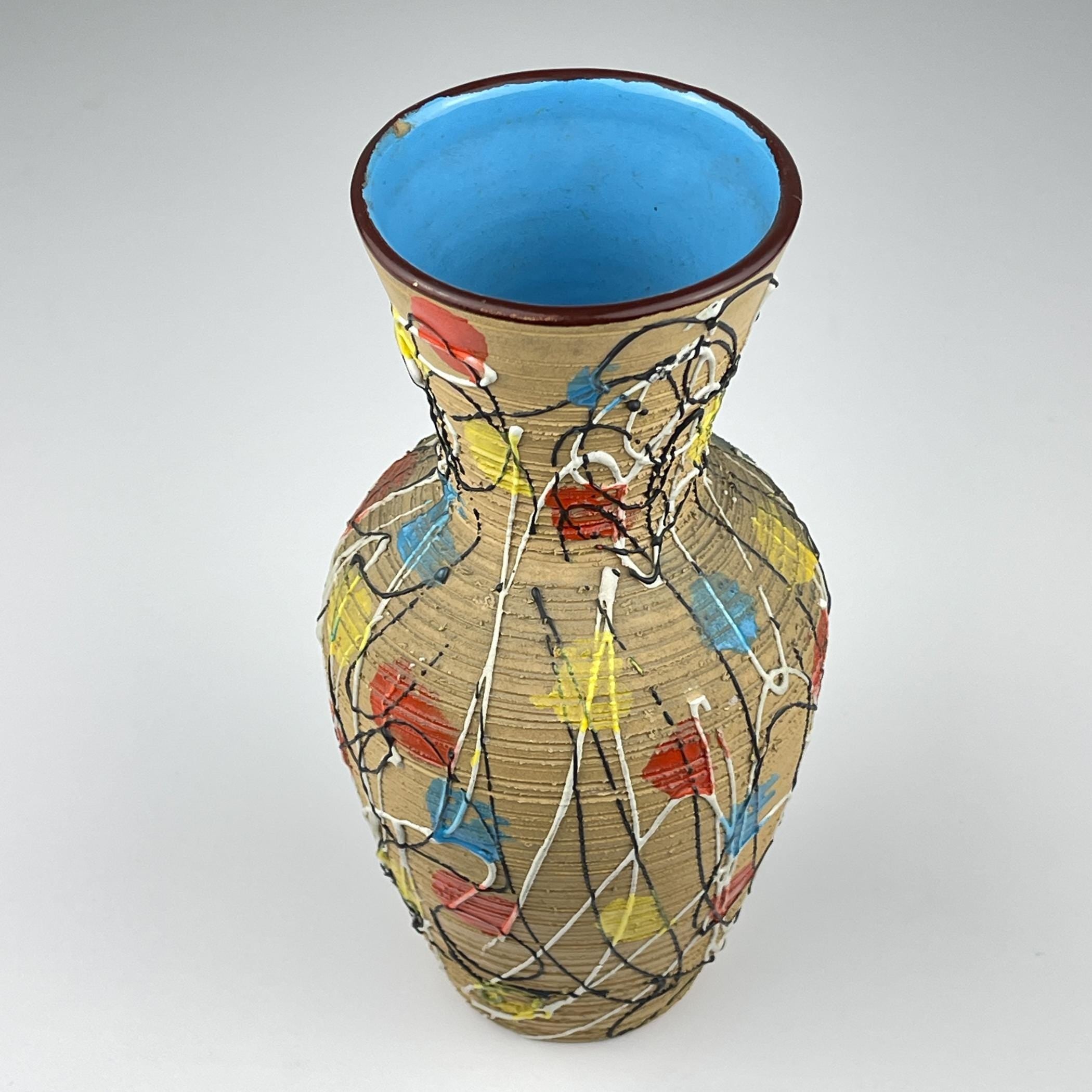 Mid-century small ceramic vase by Fratelli Fanciullacci, Italy 1960s, Vintage home decor