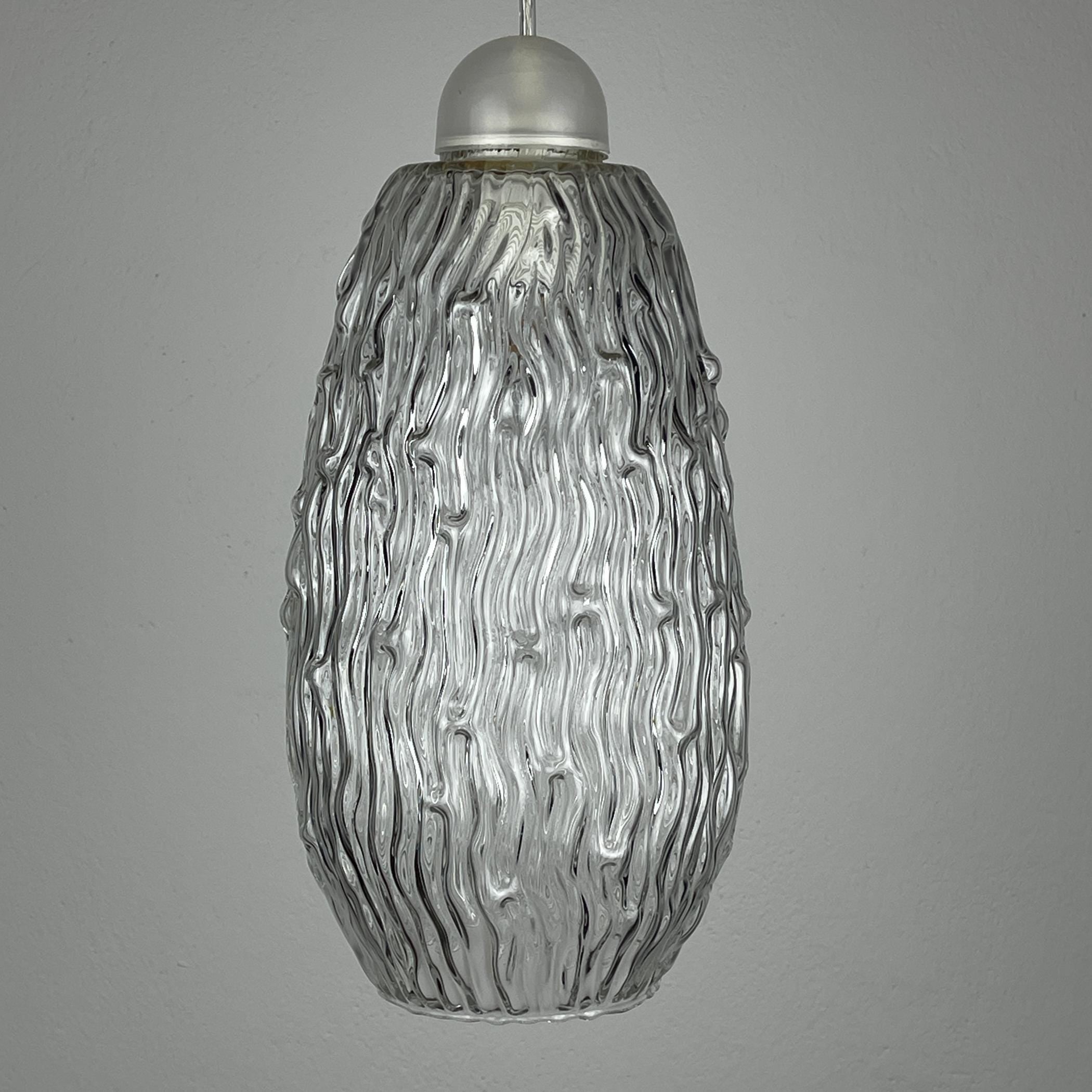 Vintage murano glass pendant lamp, Italy 1950s, Vintage home decor