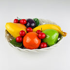 Vintage Italian Ceramic Fruit Basket, Mid 20th Century