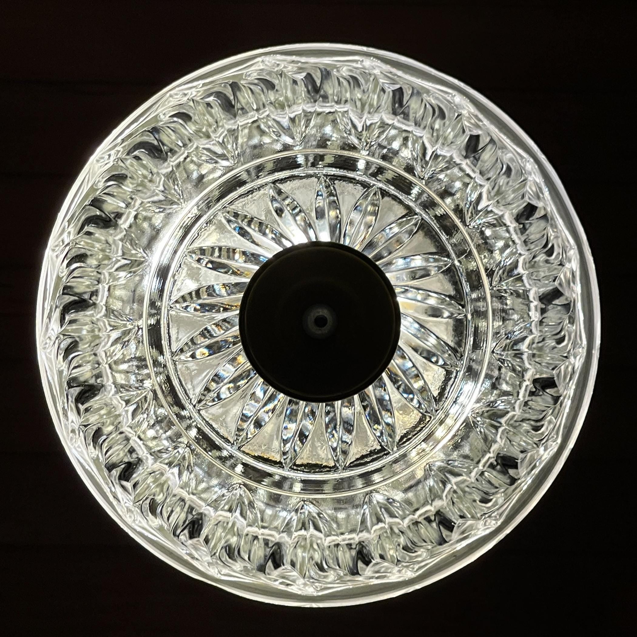 Mid-century yellow pendant lamp Italy 1960s Vintage Italian lighting Space Age