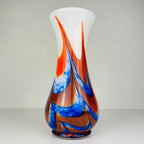 Carlo Moretti Murano Glass Vase: Hand-Cut Italian Art, 1970s