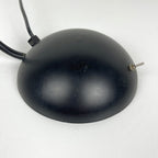 Retro black desk lamp by C. Zaffaroni, Turate (Como), Italy 1980s, retro home office