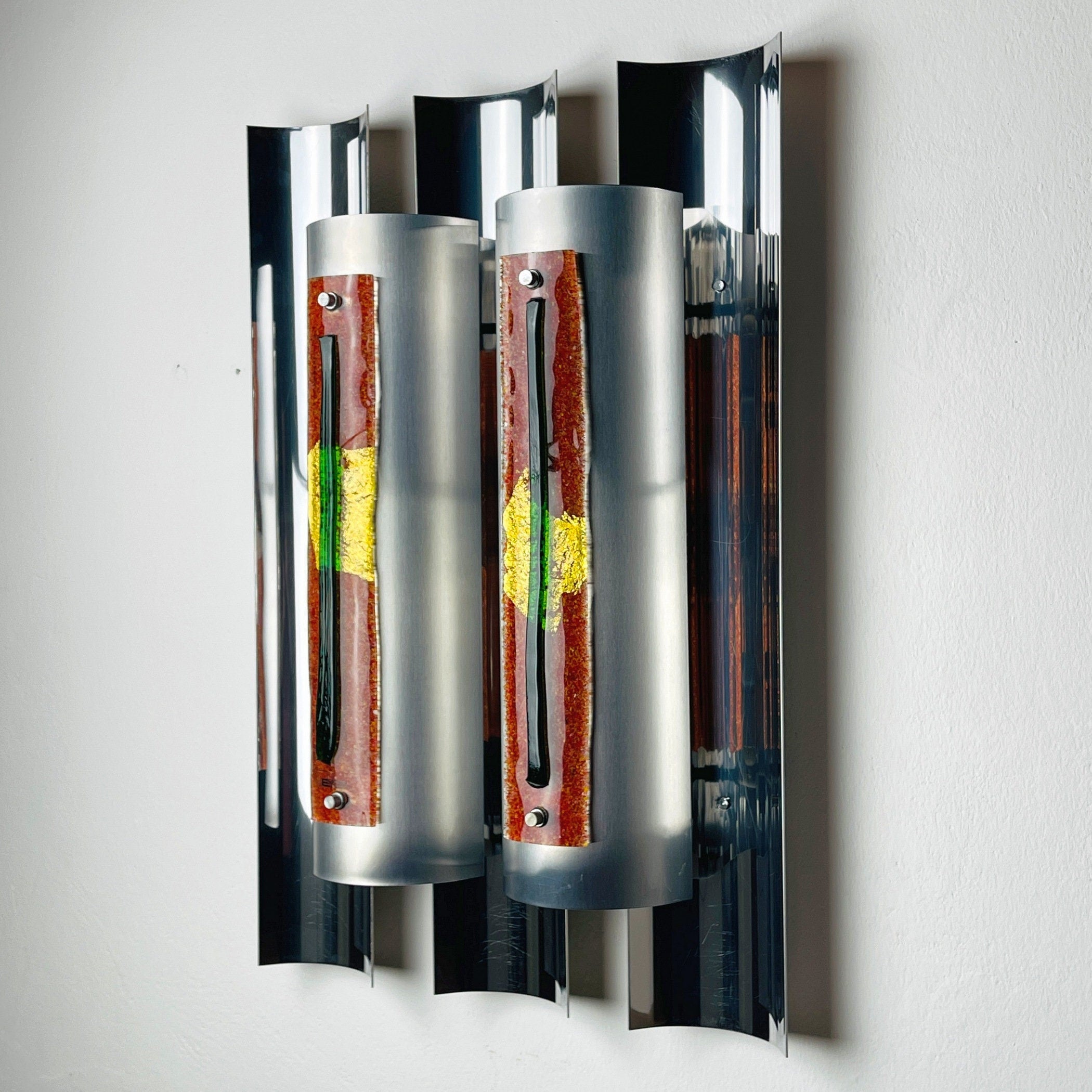 Angelo Brotto Esperia Wall Lamp: Mid-Century Modern Italian Lighting