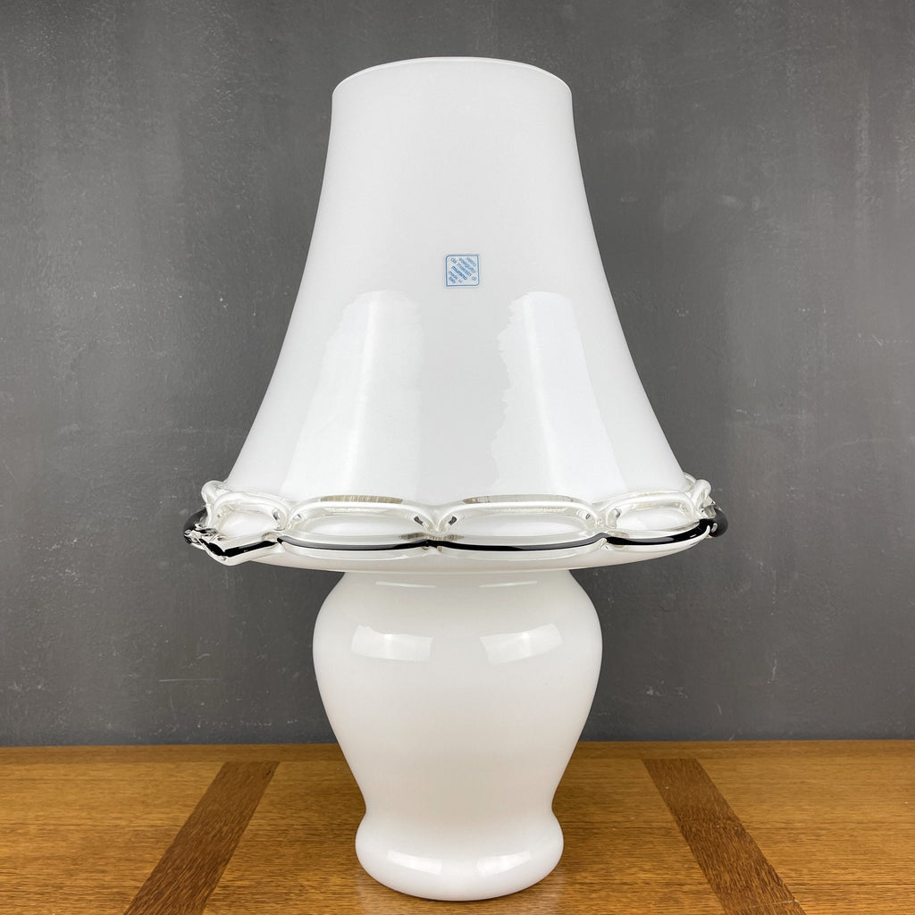 Murano Vetri large table lamp Mushroom Italy 1970s Italian Modern