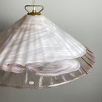 Vintage murano pendant lamp by "La Murrina" Italy 1970s