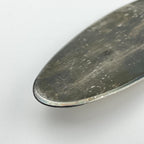 Vintage silver plated cake spatula with a bamboo-shaped handle, Italy 1950s