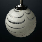 Murano Glass Pendant Lamp, Italy 1960s, Mid-century modern, Retro lighting