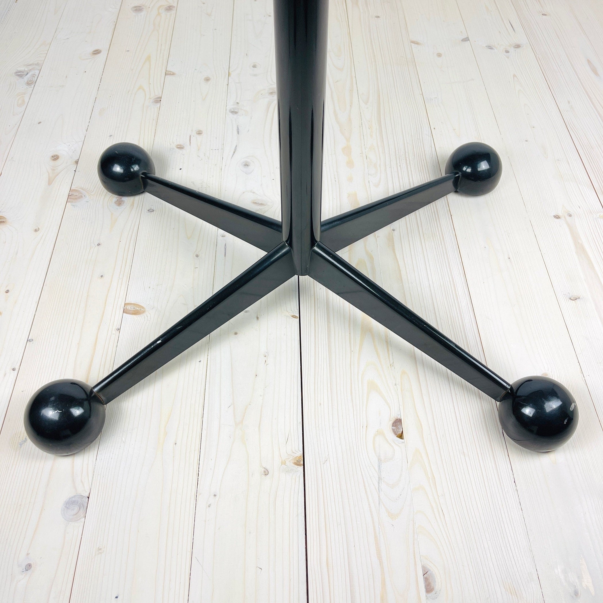 Large black coffee table by Allegri Arredamenti, Italy 1970s