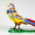 Vintage ceramic figure Pheasant Vintage Italy 1960's