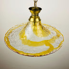 Vintage murano pendant lamp by AV Mazzega, Italy 1950s