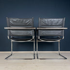 Mid-Century Bauhaus Cantilever Chair Set: Stol Kamnik, Mart Stam Design